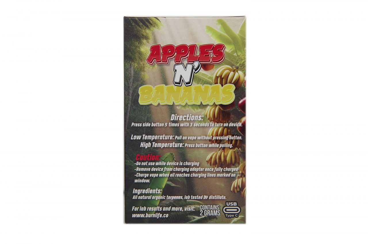 Burn - 2g -Apples n Bananas (Hybrid) - Image 2