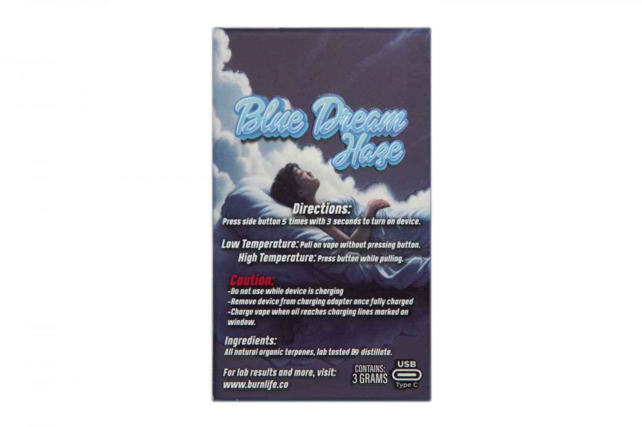 Burn - 3g - Blue Dream Haze (Sativa) - Image 2