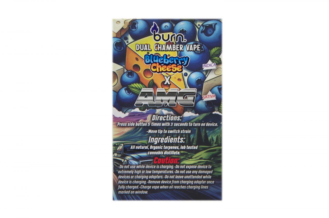 Burn - 6g Dual - Blueberry Cheese (Indica) x AMG (Sativa) - Image 2