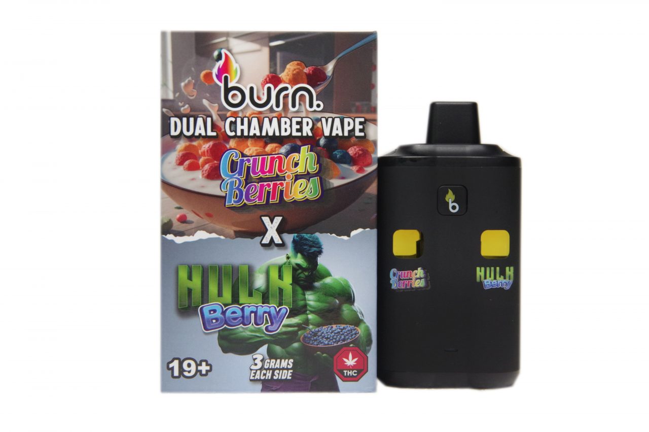 Burn - 6g Dual - Crunch Berries (Indica) x Hulk Berry (Sativa)