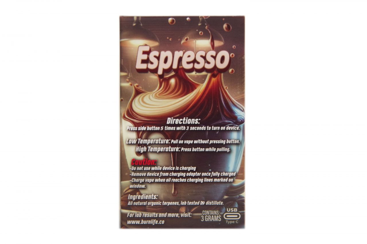 Burn -3g - Espresso (Hybrid) - Image 2