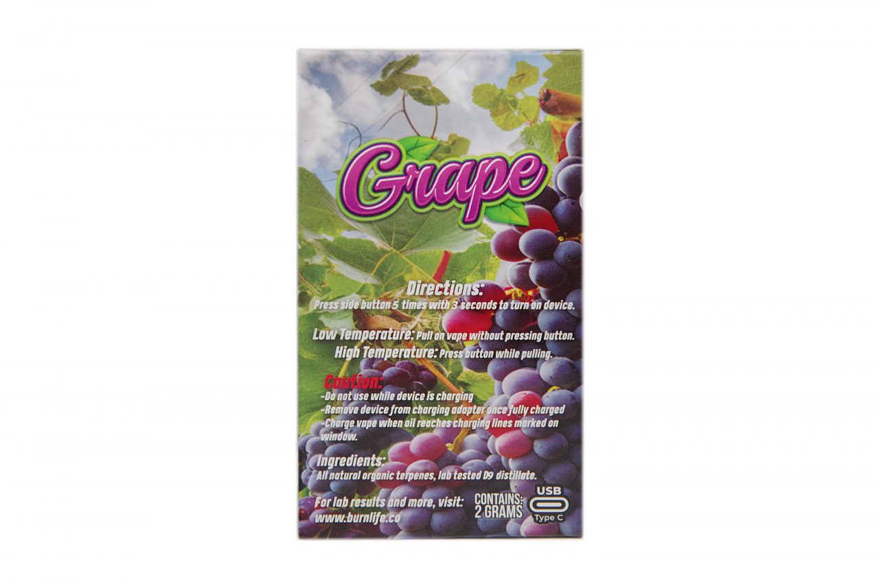 Burn - 2g - Grape (Indica) - Image 2