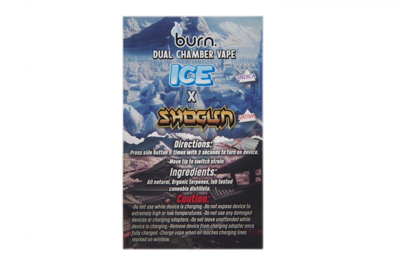 Burn - 6g Dual - Ice (Indica) x Shogun (Sativa) - Image 2
