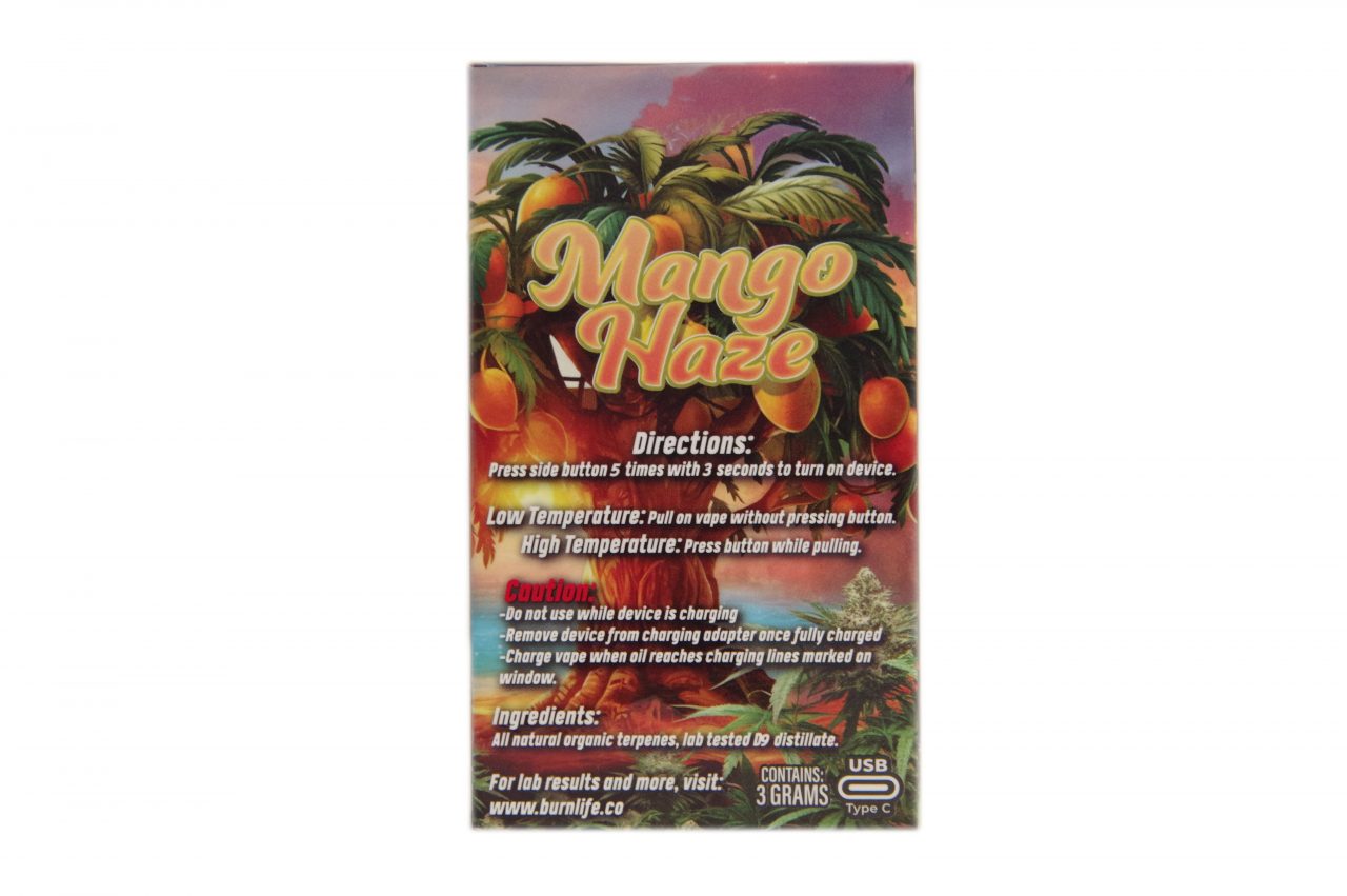 Burn - 3g - Mango Haze (Sativa) - Image 2
