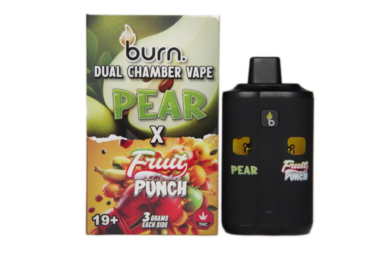 Burn - 6g Dual - Fruit Punch (Sativa)/Pear (Hybrid)