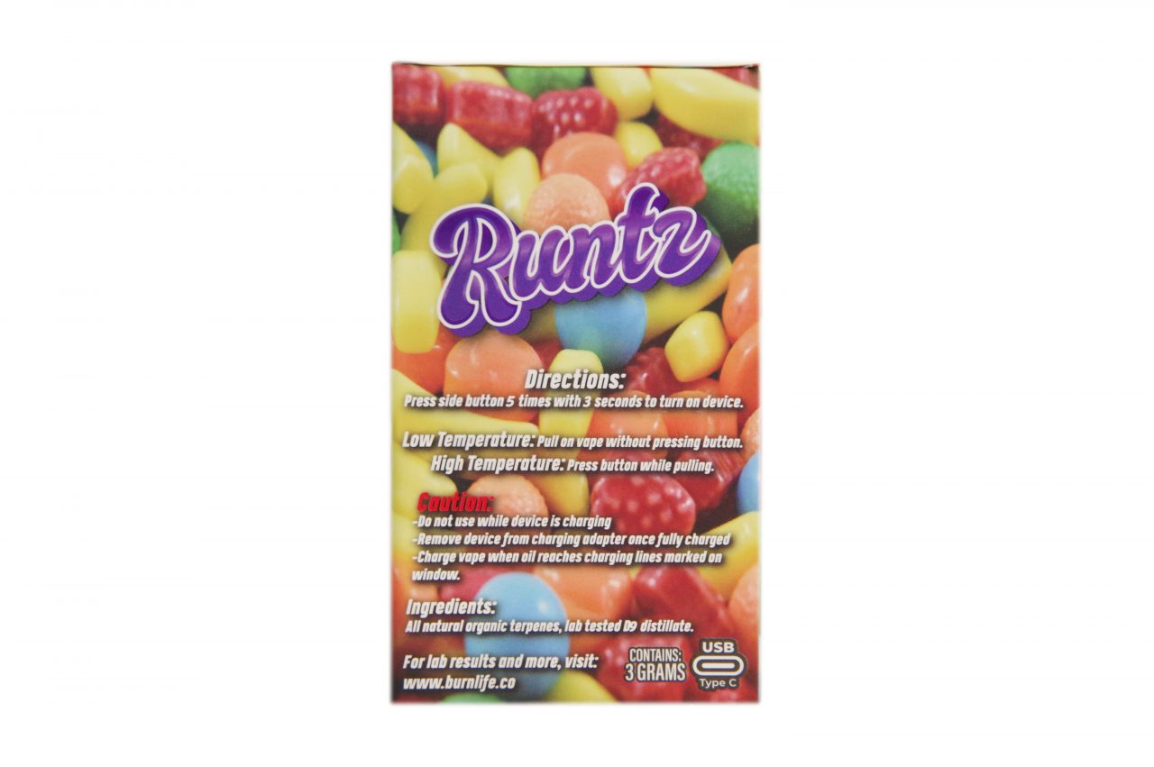 Burn - 3g - Runtz (Hybrid) - Image 2