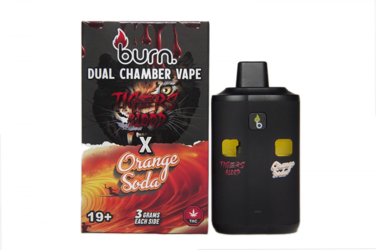 Burn - 6g Dual - Tigers Blood(Indica)/Orange Soda(Hybrid)