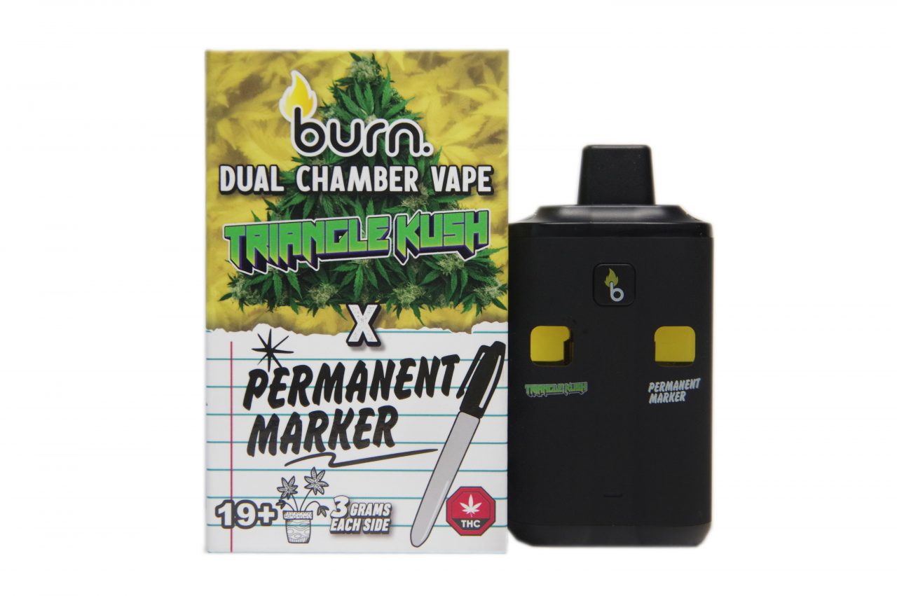 Burn - 6g Dual - Triangle Kush (Indica) x Permanent Marker (Hybrid)
