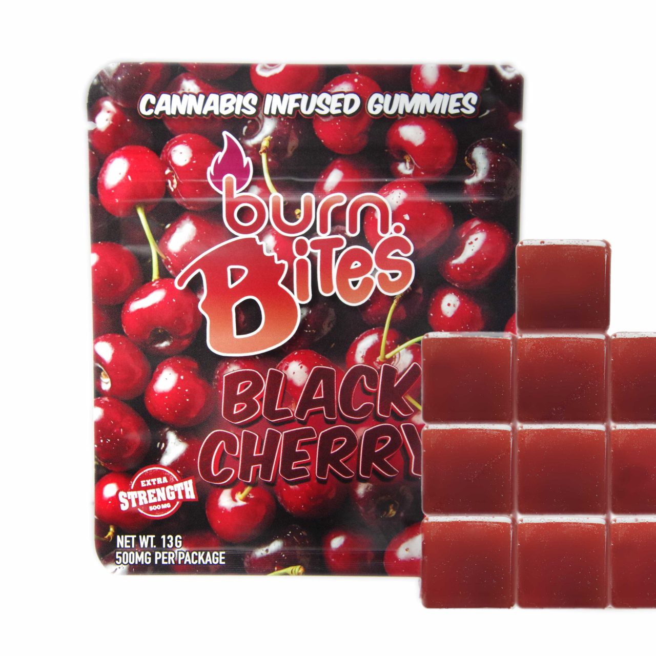 Black Cherry - 500mg (50mg per gummy)