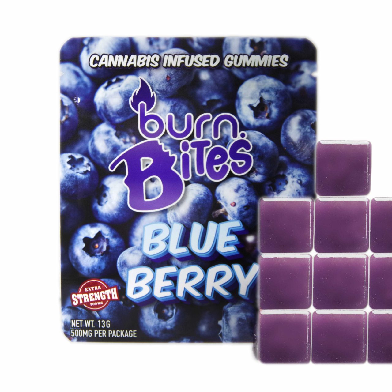 Blueberry - 500mg (50mg x 10)
