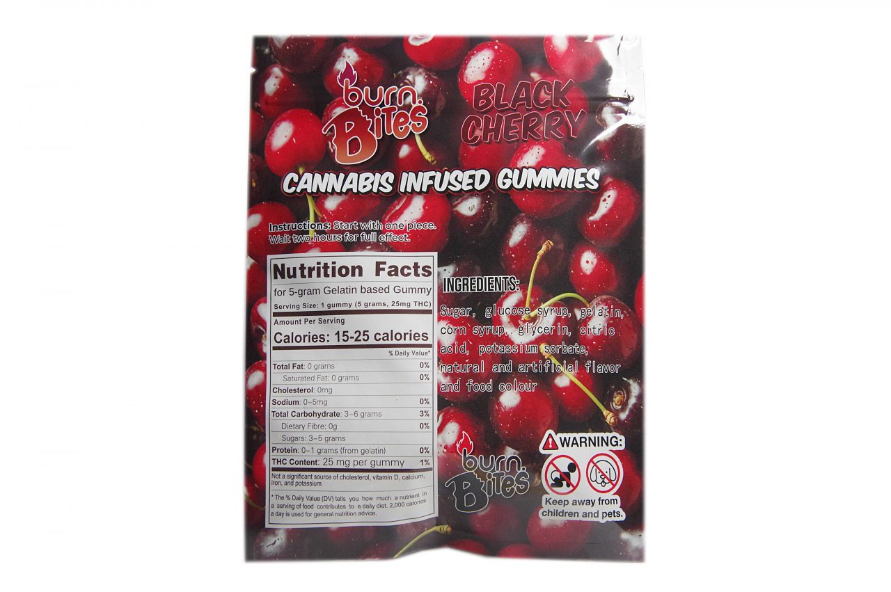 Black Cherry 250mg (25 mg per gummy) - Image 2
