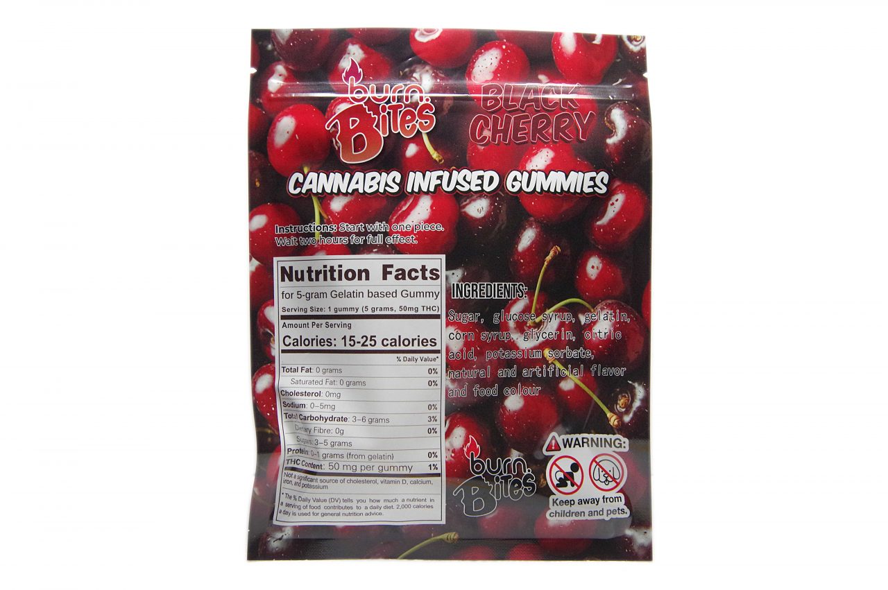 Black Cherry - 500mg (50mg per gummy) - Image 2