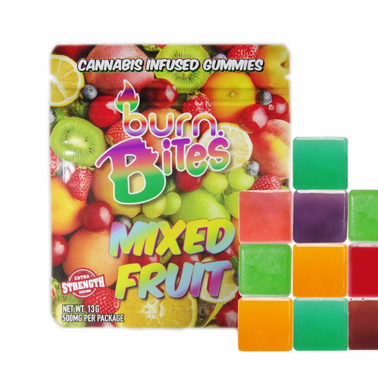 Mixed Fruit - 500mg (50mg x 10)