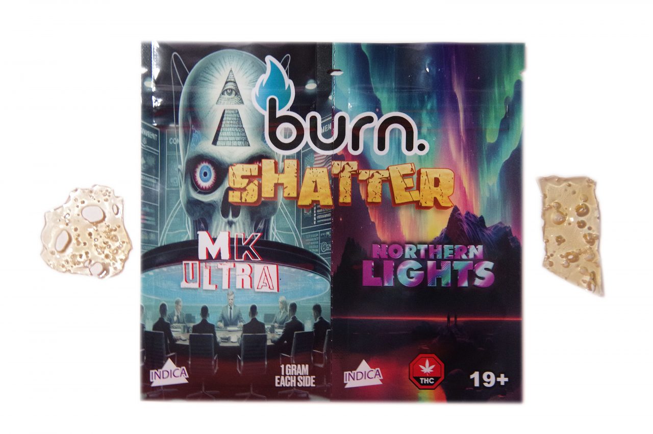 Burn - Dual Shatter - MK Ultra(1G)/Northern Lights(1G)
