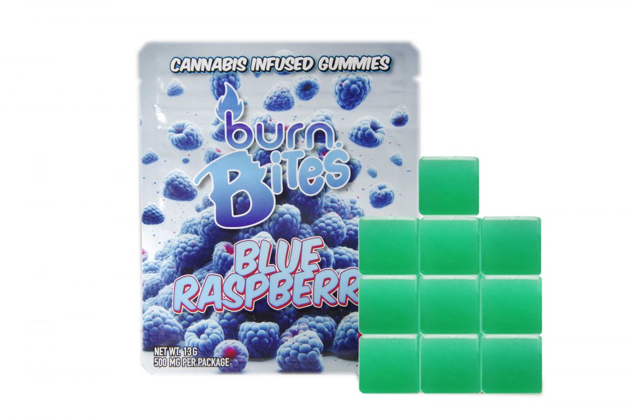 Burn Bites - Blue Raspberry - 500mg