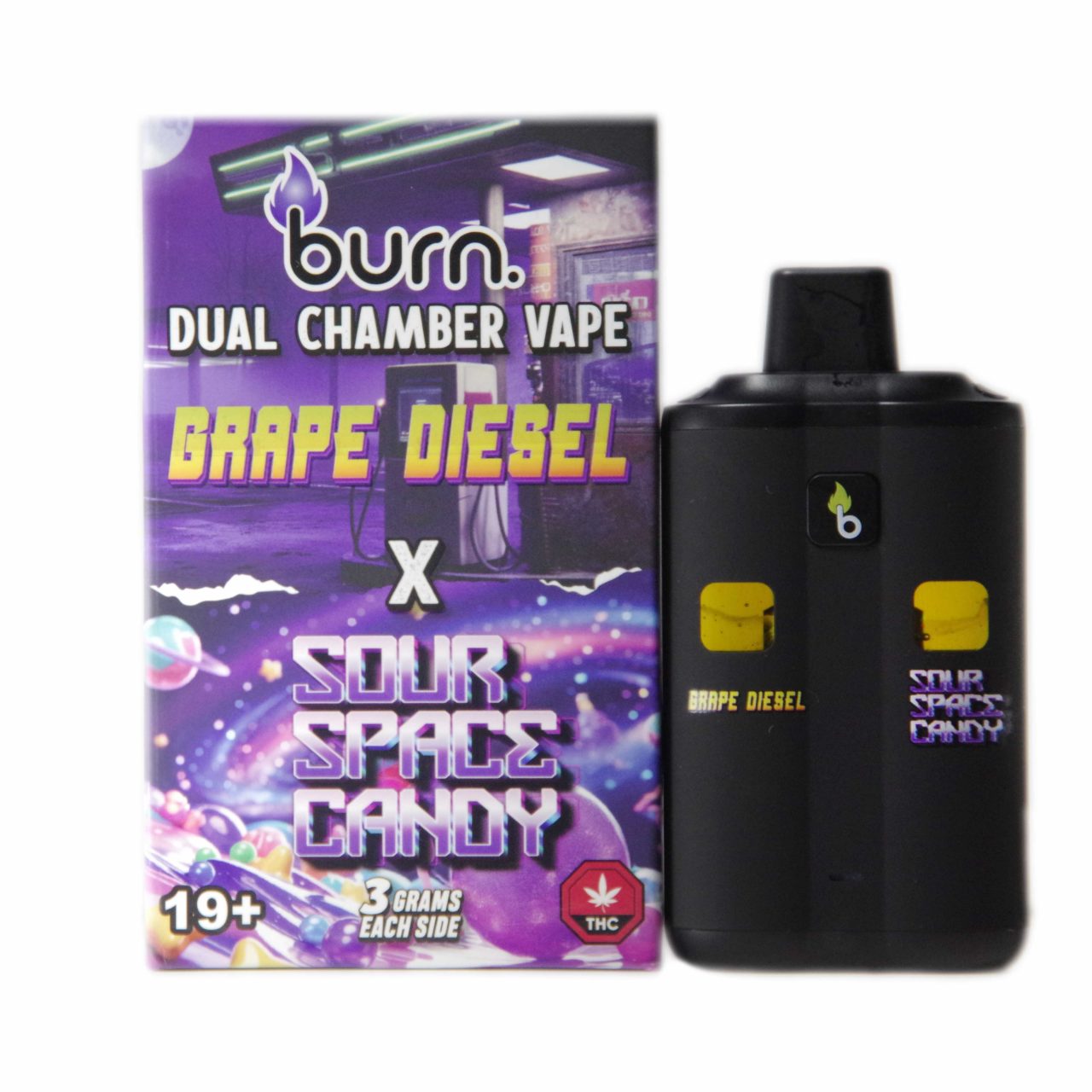 6G Dual Chamber - Grape Diesel/Sour Space Candy
