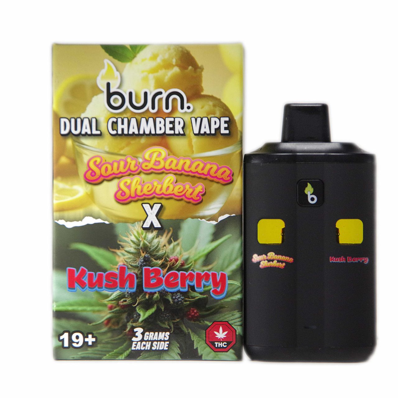 6G Dual Chamber - Sour Banana Sherbert/Kush Berry